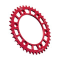 REAR SPROCKET ALLOY BLACK RACELITE JTA301.40RED