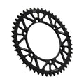 REAR SPROCKET ALLOY BLACK 460, JTA460.48BLK 7075-T6 Aluminium