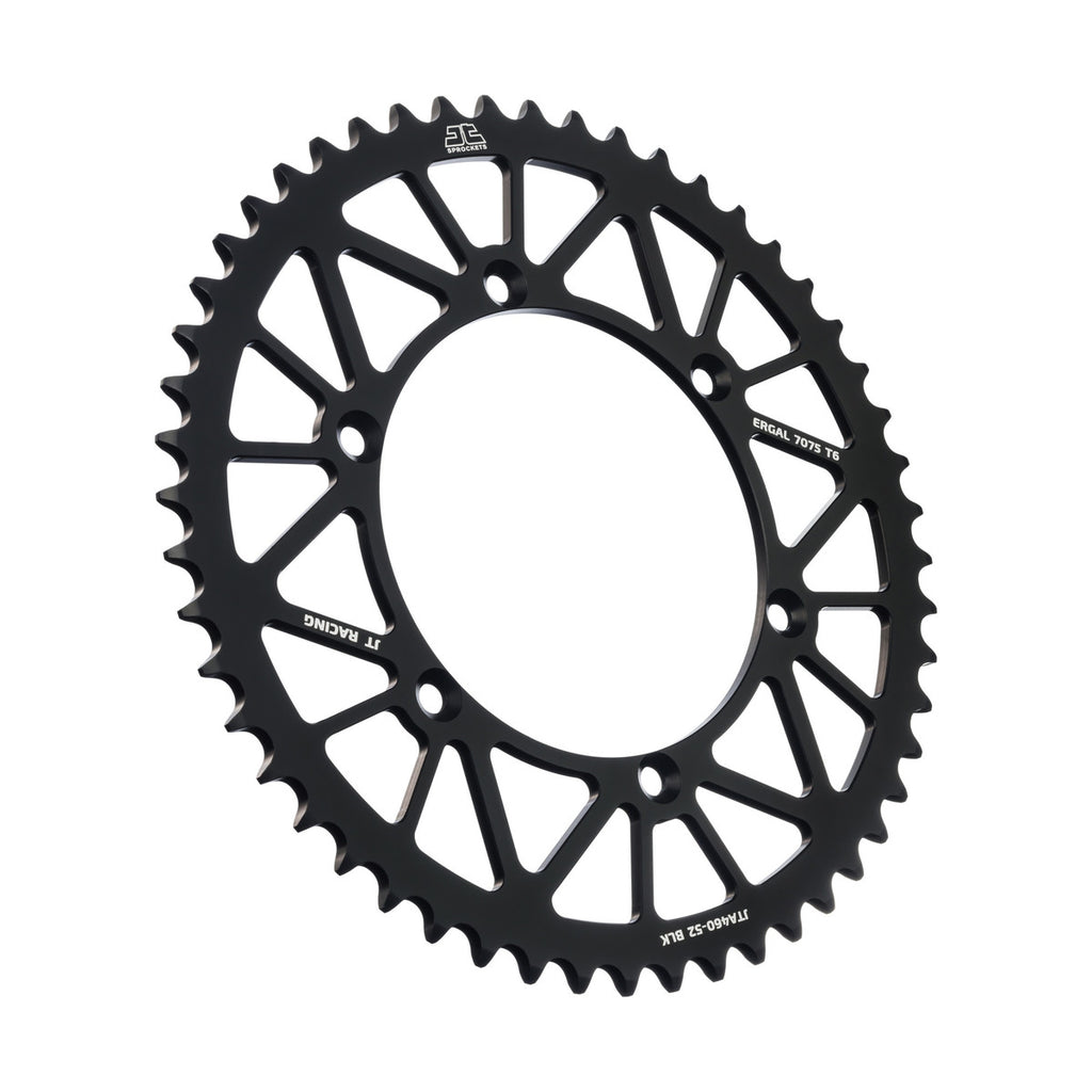 REAR SPROCKET ALLOY BLACK 460, JTA460.52BLK 7075-T6 Aluminium