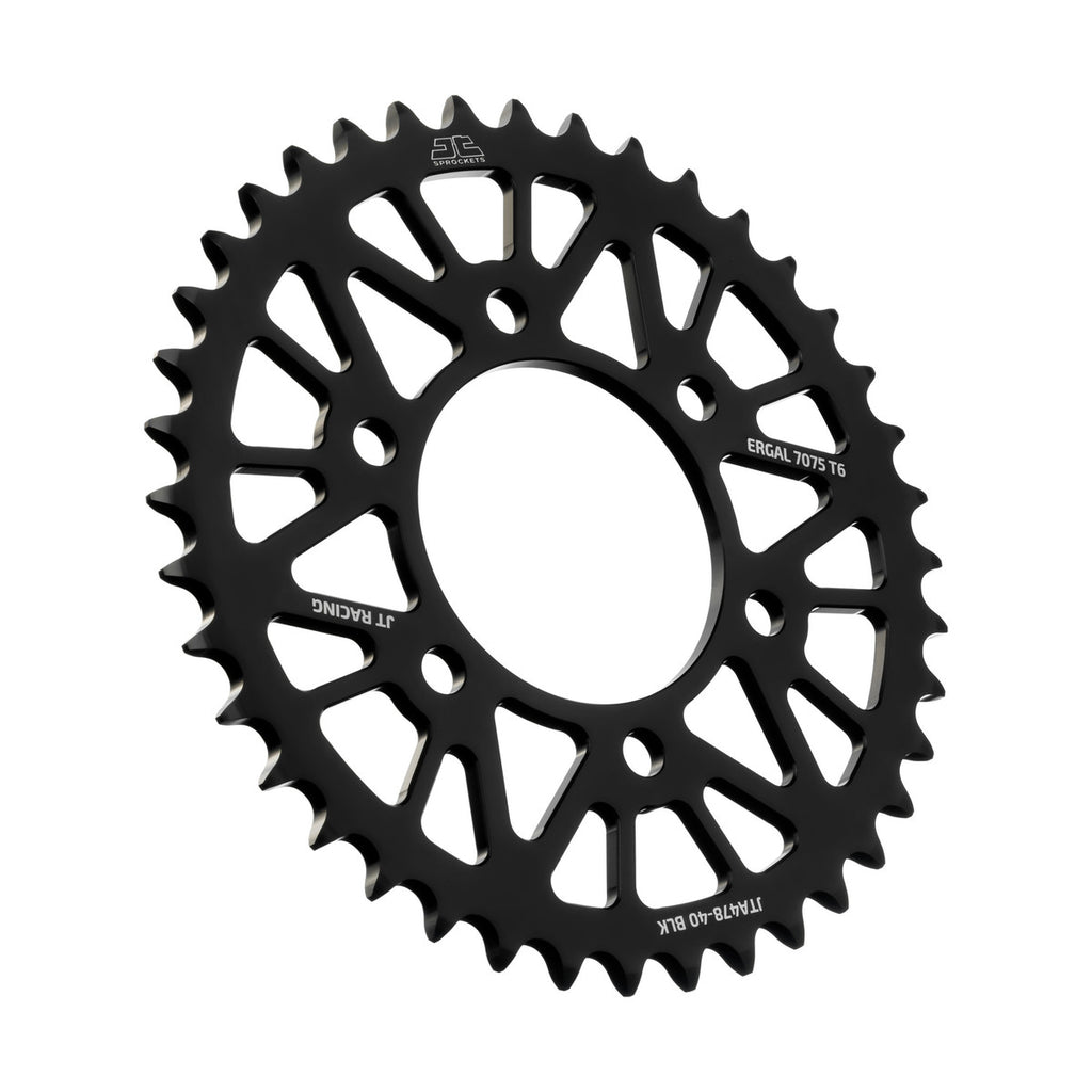 REAR SPROCKET JTA478.40BLK ALLOY, CHAIN 520 (7075-T6 Aluminium)