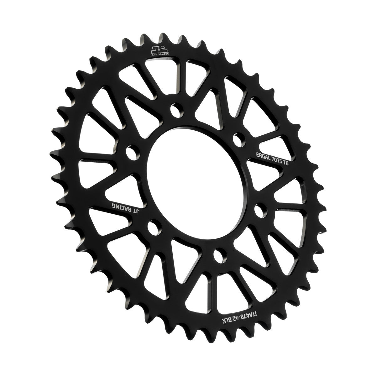 REAR SPROCKET JTA478.42BLK ALLOY, CHAIN 520 (7075-T6 Aluminium)