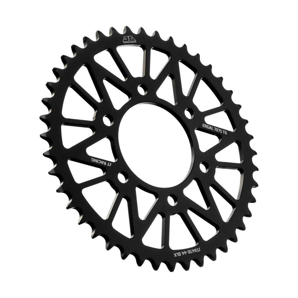 REAR SPROCKET JTA478.44BLK ALLOY, CHAIN 520 (7075-T6 Aluminium)