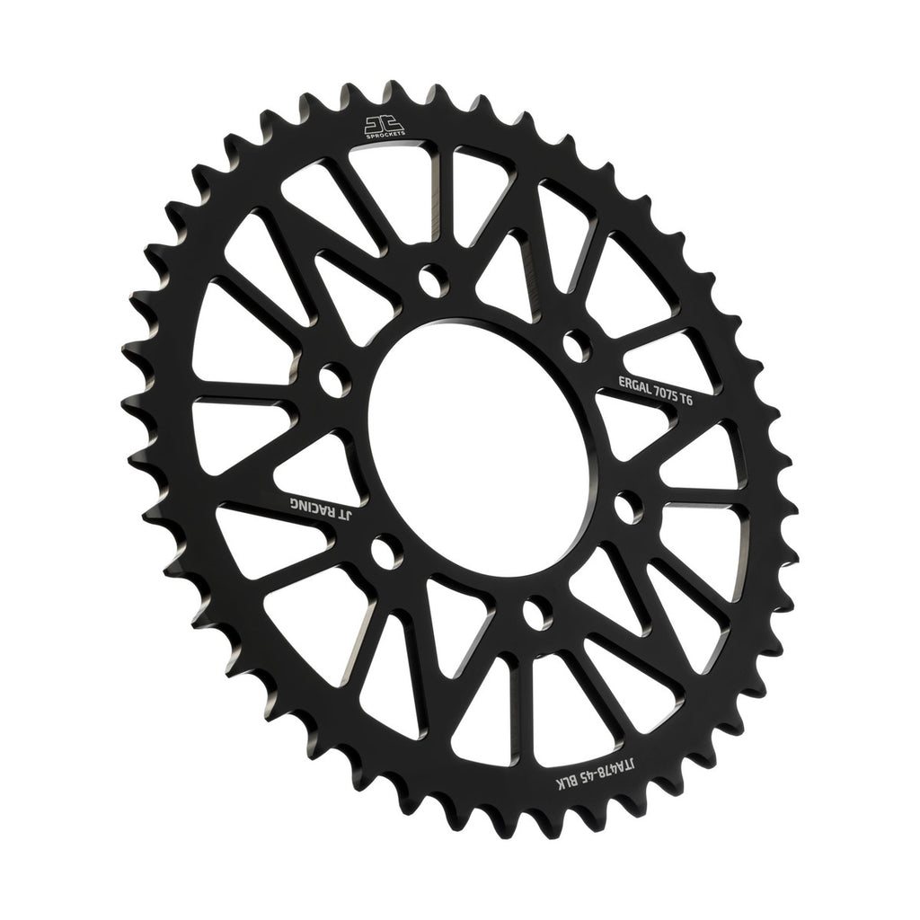 REAR SPROCKET JTA478.45BLK ALLOY, CHAIN 520 (7075-T6 Aluminium)