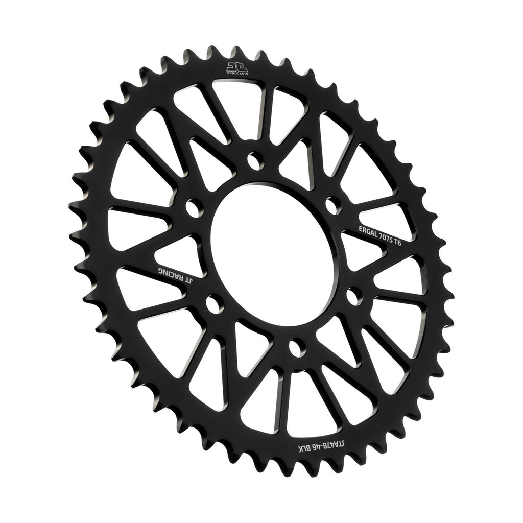 REAR SPROCKET JTA478.46BLK ALLOY, CHAIN 520 (7075-T6 Aluminium)