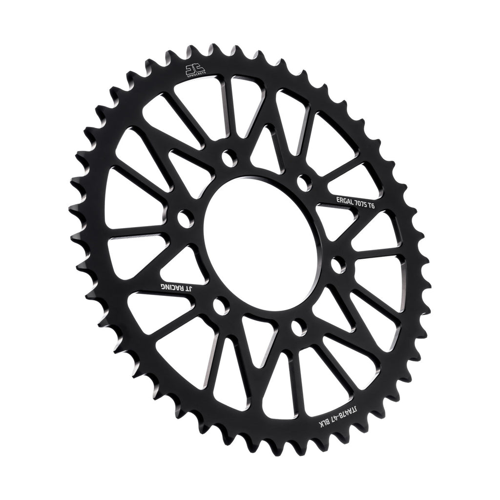 REAR SPROCKET JTA478.47BLK ALLOY, CHAIN 520 (7075-T6 Aluminium)