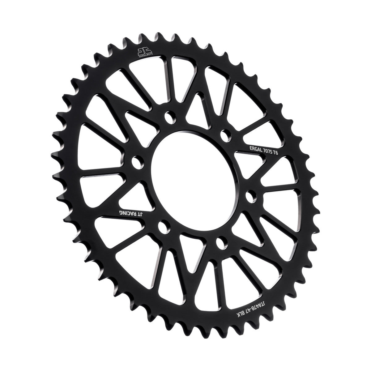 REAR SPROCKET JTA478.47BLK ALLOY, CHAIN 520 (7075-T6 Aluminium)