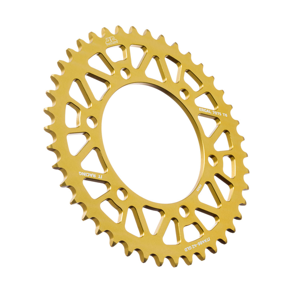 REAR SPROCKET ALLOY JTA486.42GLD, HONDA ROAD JT