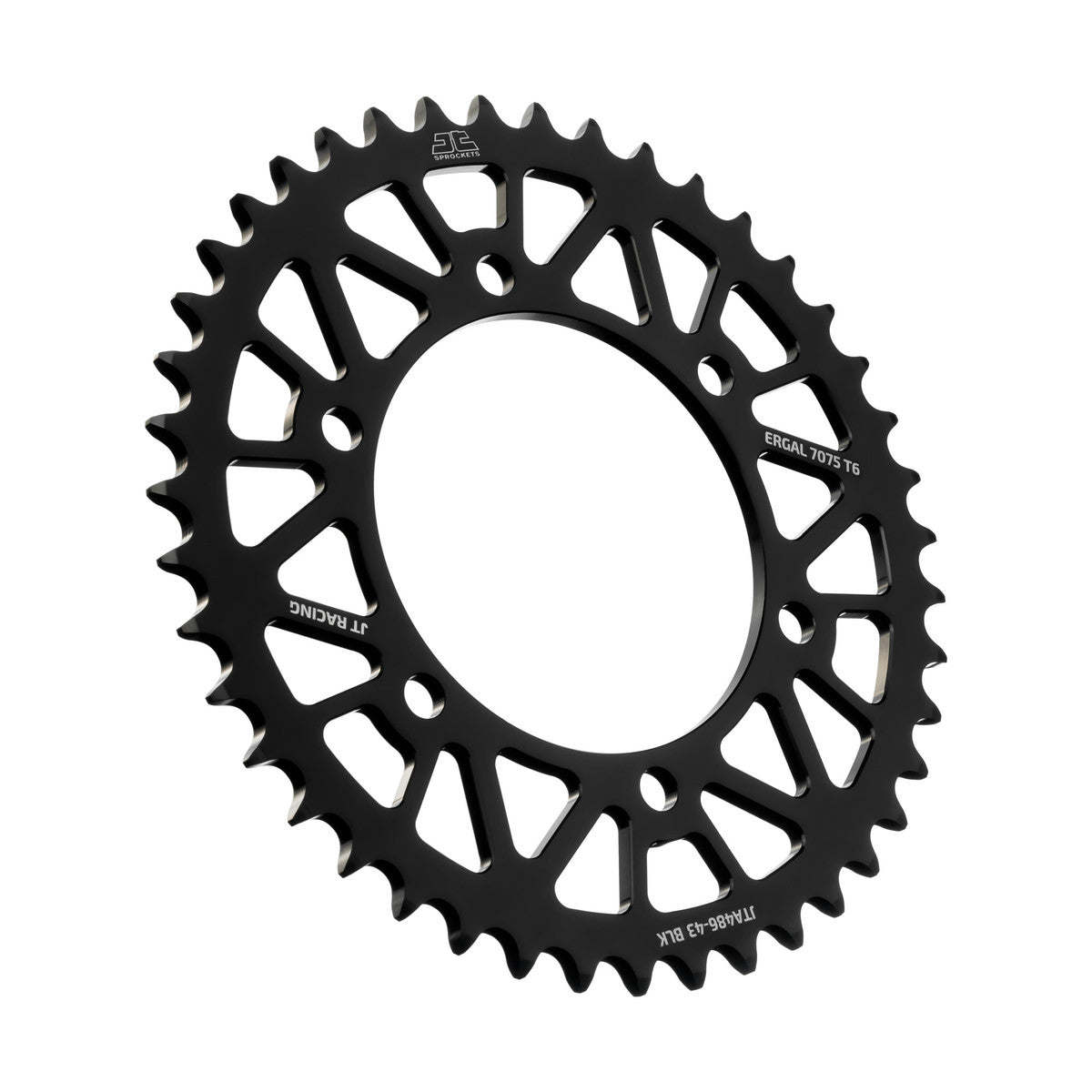 REAR SPROCKET ALLOY JTA486.43BLK, HONDA ROAD JT