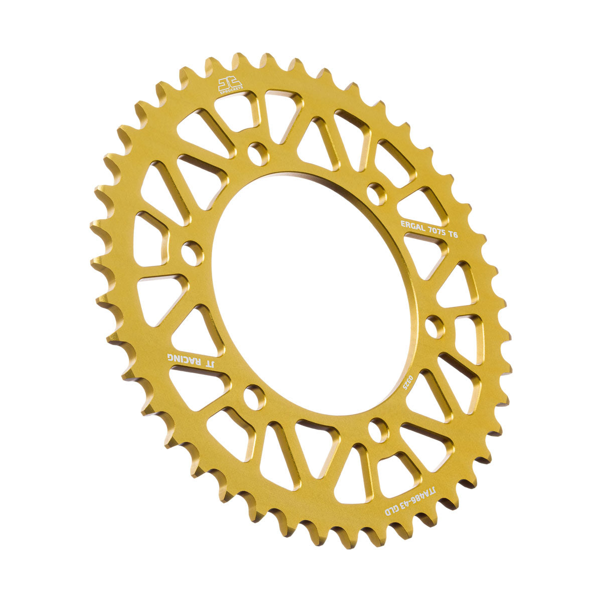 REAR SPROCKET ALLOY JTA486.43GLD, HONDA ROAD JT