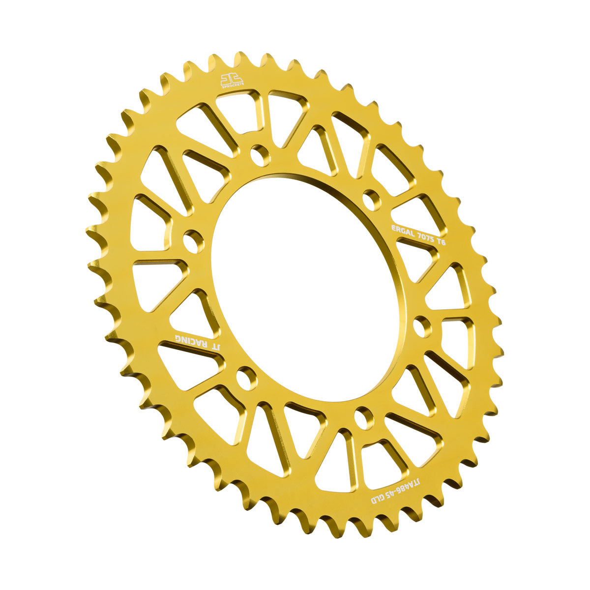 REAR SPROCKET ALLOY JTA486.45GLD, HONDA ROAD JT