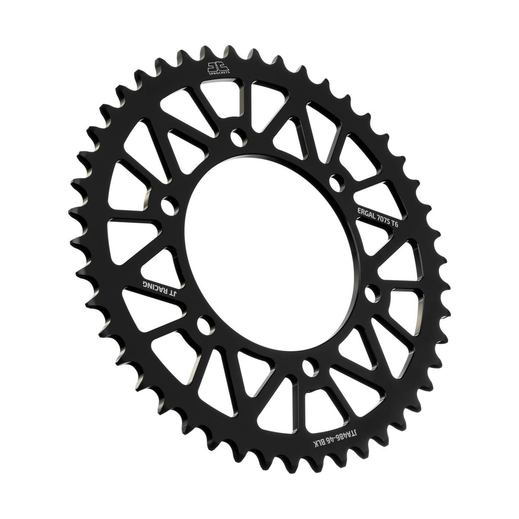 REAR SPROCKET ALLOY JTA486.46BLK, HONDA ROAD JT