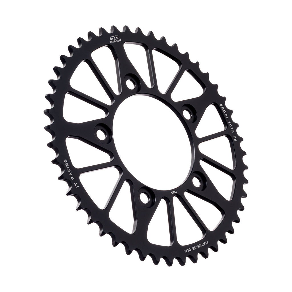 REAR SPROCKET ALLOY BLACK JTA746.48BLK JT RACELITE 7075-T6