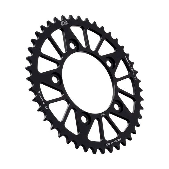 REAR SPROCKET ALLOY BLACK JTA746.45BLK JT RACELITE 7075-T6