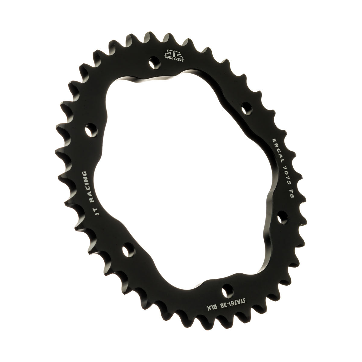 REAR SPROCKET ALLOY JTA761.38BLK, DUCATI ROAD CHAIN TYPE 525