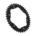 REAR SPROCKET ALLOY BLACK, JTA762.40BLK.7075-T6 Aluminium. DUCATI 520 Chain Conversion