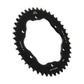 REAR SPROCKET ALLOY BLACK, JTA762.42BLK.7075-T6 Aluminium. DUCATI 520 Chain Conversion