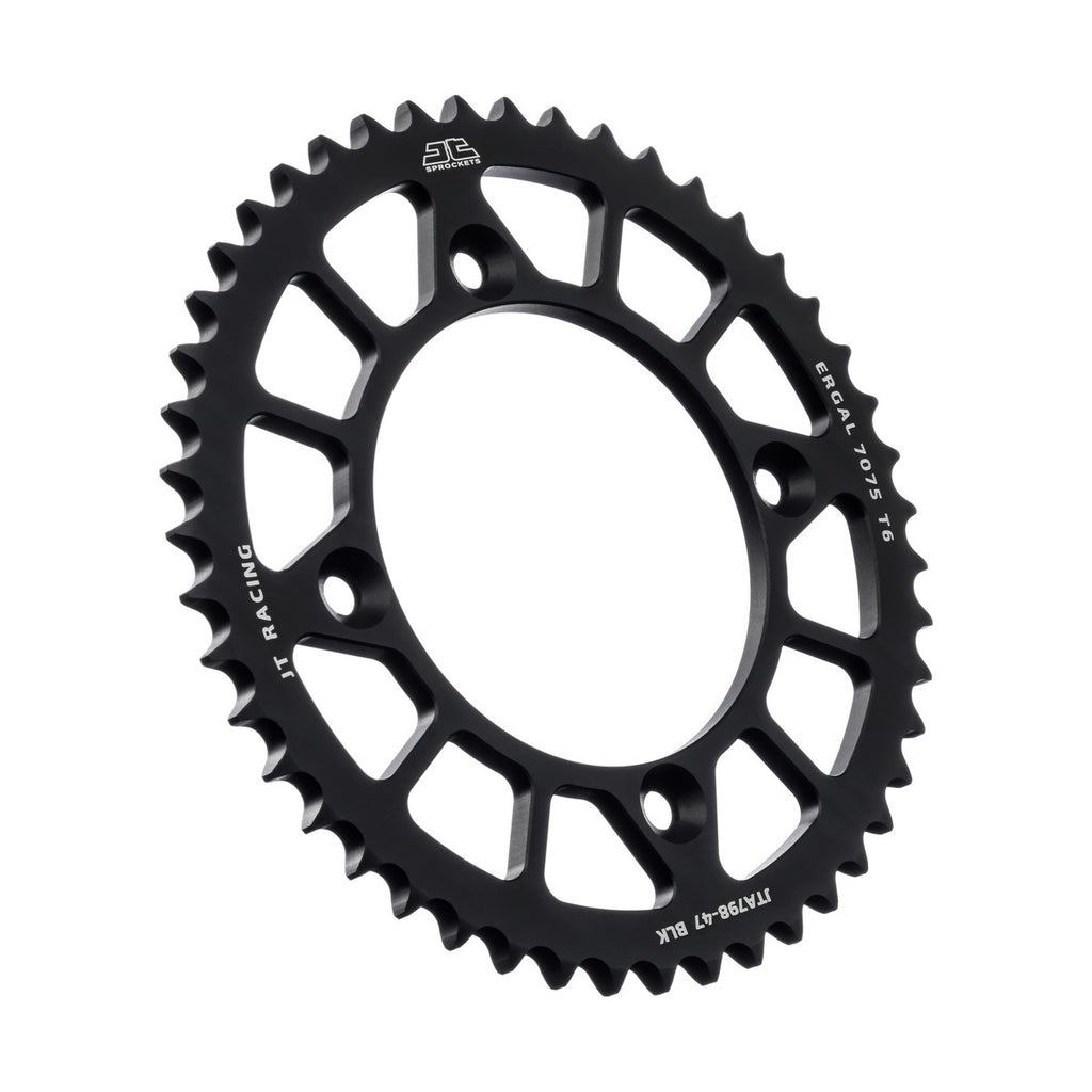 REAR SPROCKET ALLOY BLACK 798, JTA798.47BLK 7075-T6 Aluminium