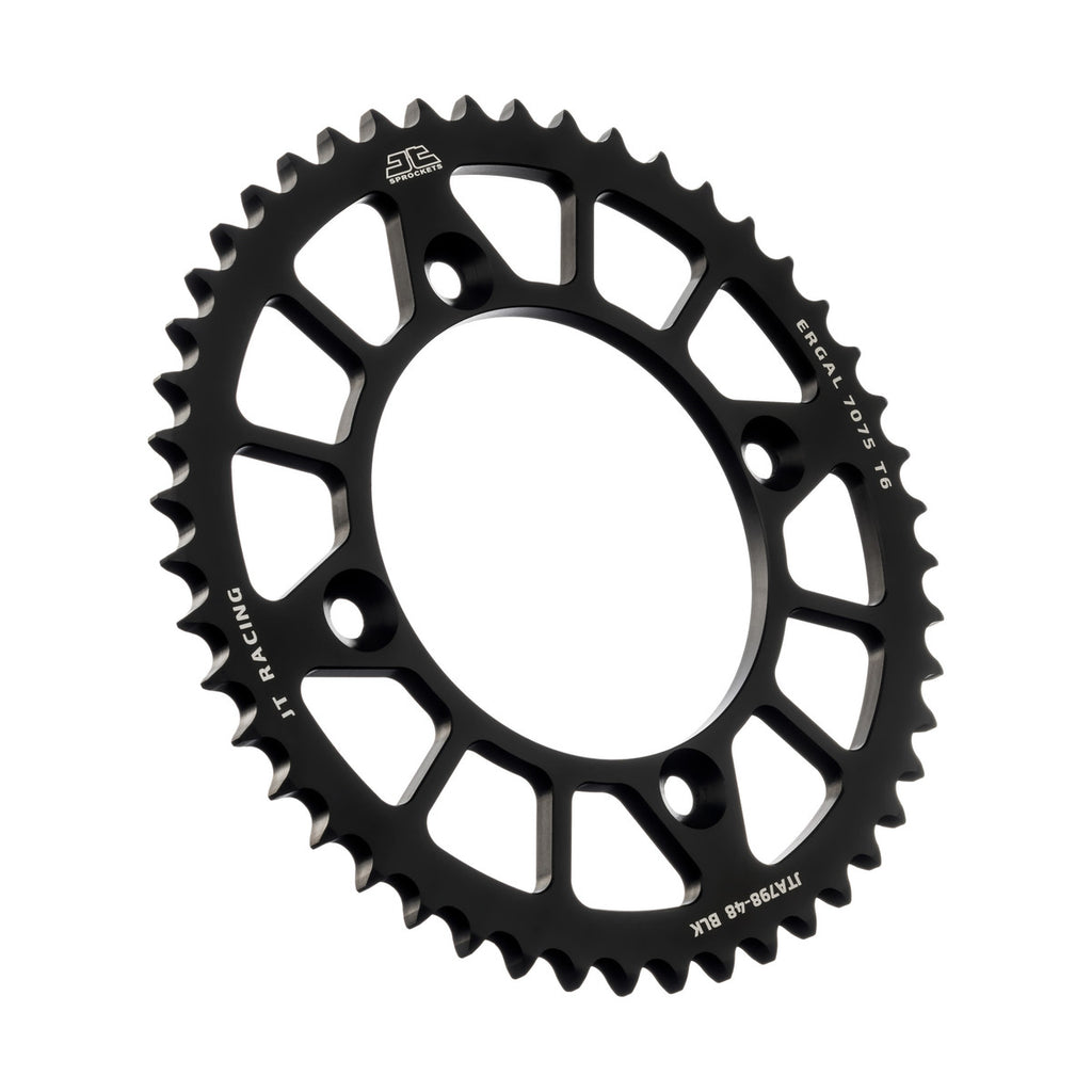 REAR SPROCKET ALLOY BLACK 798, JTA798.48BLK 7075-T6 Aluminium