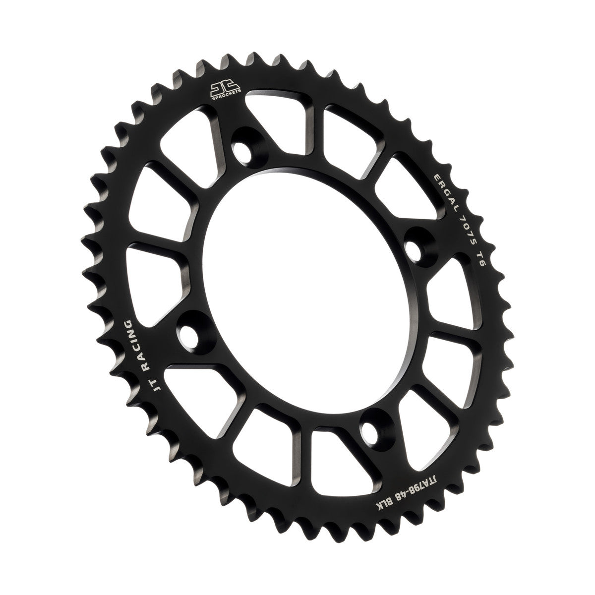 REAR SPROCKET ALLOY BLACK 798, JTA798.48BLK 7075-T6 Aluminium