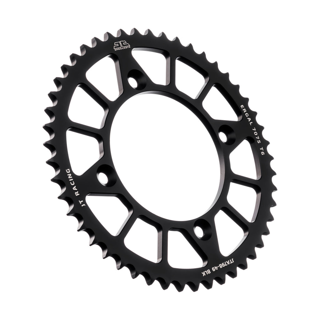 REAR SPROCKET ALLOY BLACK 798, JTA798.49BLK 7075-T6 Aluminium