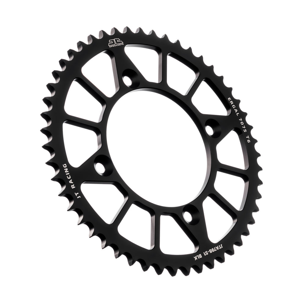 REAR SPROCKET ALLOY BLACK 798, JTA798.51BLK 7075-T6 Aluminium