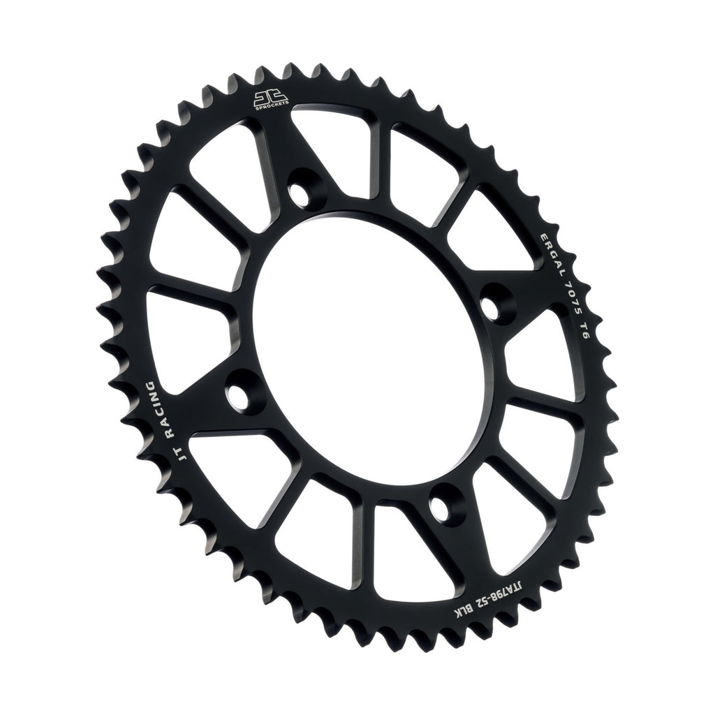 REAR SPROCKET ALLOY BLACK 798, JTA798.52BLK 7075-T6 Aluminium