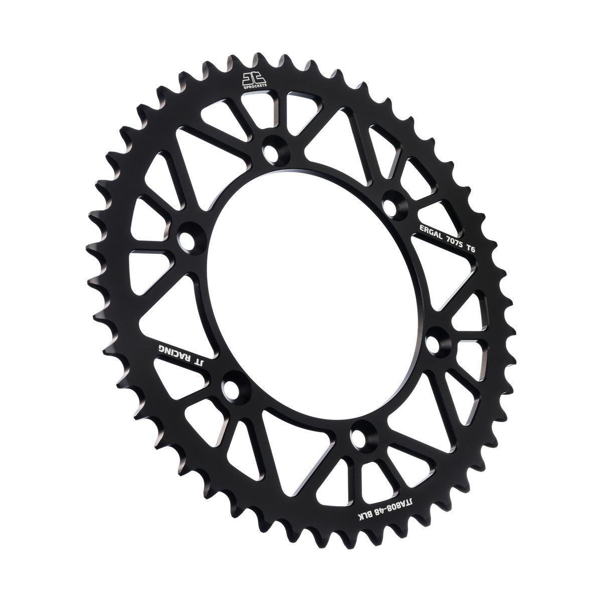 REAR SPROCKET ALLOY BLACK 808, JTA808.48BLK