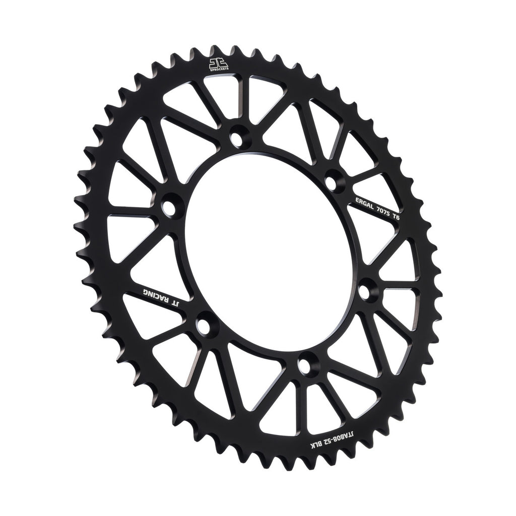 REAR SPROCKET ALLOY BLACK 808, JTA808.52BLK