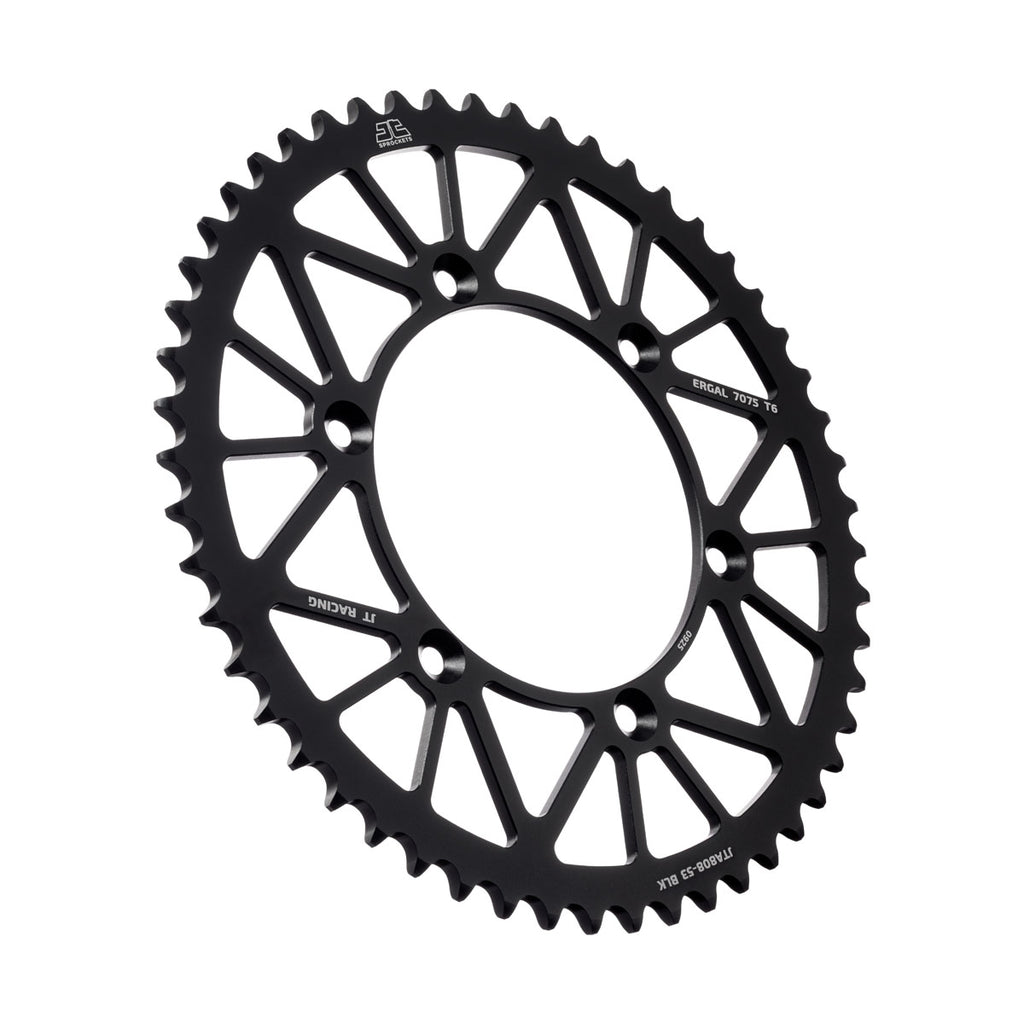 REAR SPROCKET ALLOY BLACK 822, JTA808.53BLK 7075-T6 Aluminium