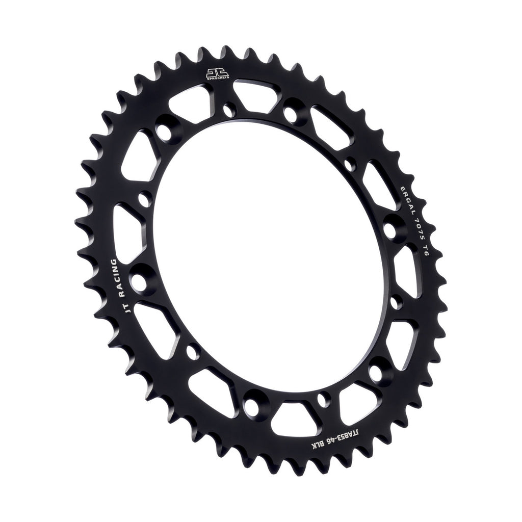 REAR SPROCKET ALLOY BLACK, JTA853.46BLK 7075-T6 Aluminium
