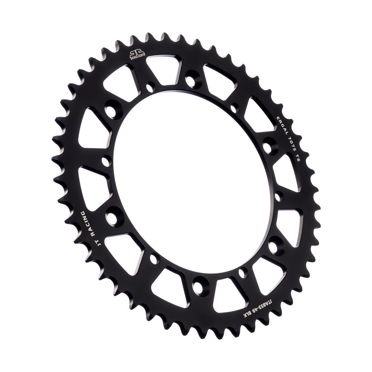 REAR SPROCKET ALLOY BLACK, JTA853.49BLK 7075-T6 Aluminium