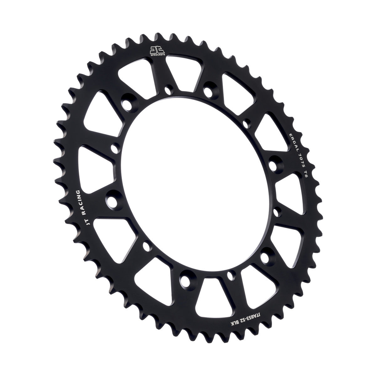 REAR SPROCKET ALLOY BLACK, JTA853.52BLK 7075-T6 Aluminium