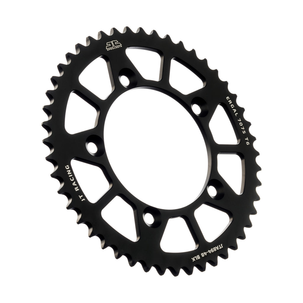 REAR SPROCKET ALLOY BLACK JT, JTA894.48BLK 7075-T6 Aluminium