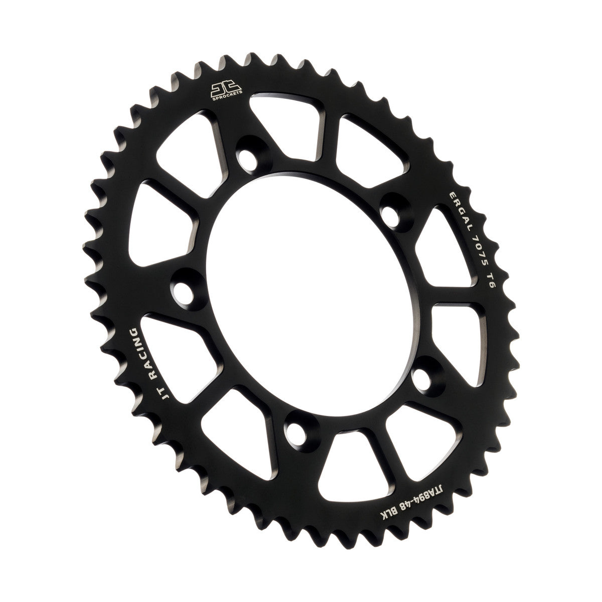 REAR SPROCKET ALLOY BLACK JT, JTA894.48BLK 7075-T6 Aluminium