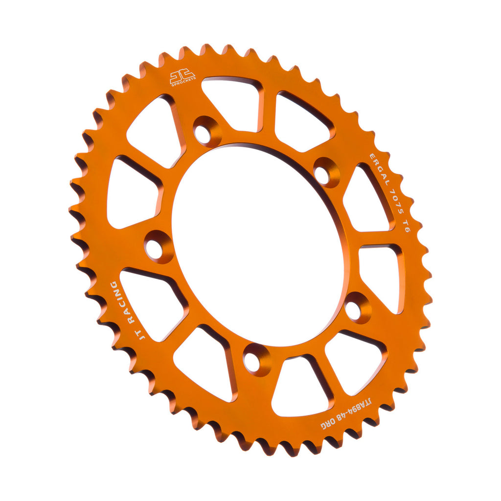 REAR SPROCKET ALLOY ORANGE JT, JTA894.48ORG 7075-T6 Aluminium