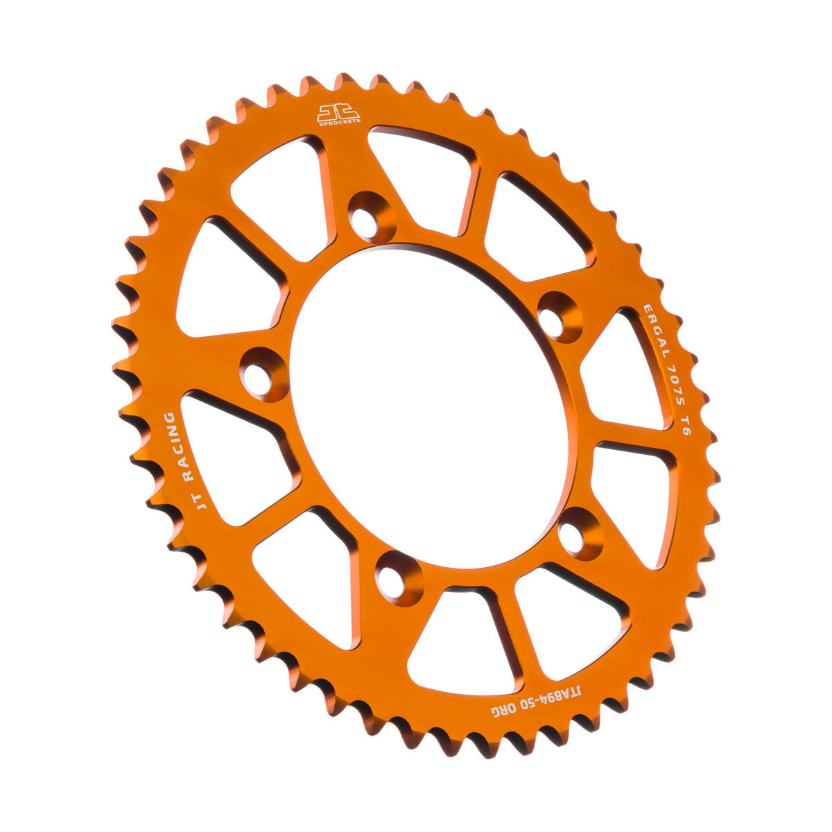 REAR SPROCKET ALLOY ORANGE JT, JTA894.50ORG 7075-T6 Aluminium