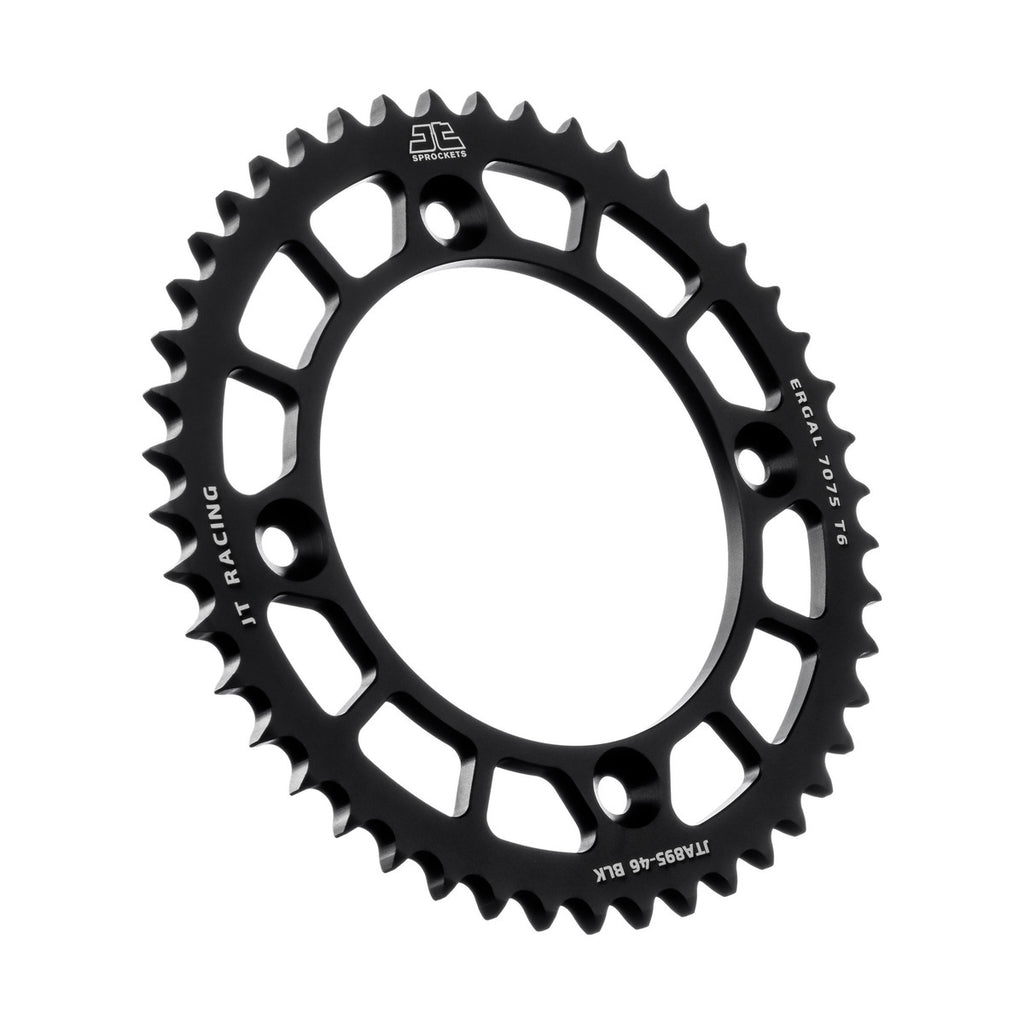 REAR SPROCKET ALLOY BLACK 441, JTA895.46BLK 7075-T6 Aluminium