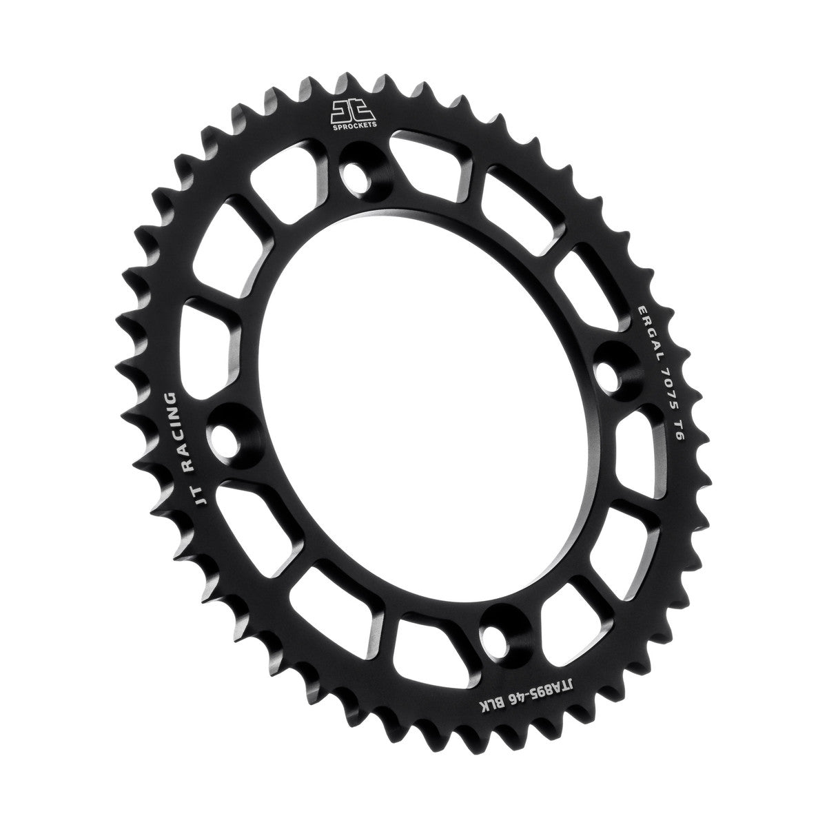 REAR SPROCKET ALLOY BLACK 441, JTA895.46BLK 7075-T6 Aluminium