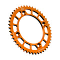 REAR SPROCKET ALLOY ORANGE 441, JTA895.46ORG 7075-T6 Aluminium
