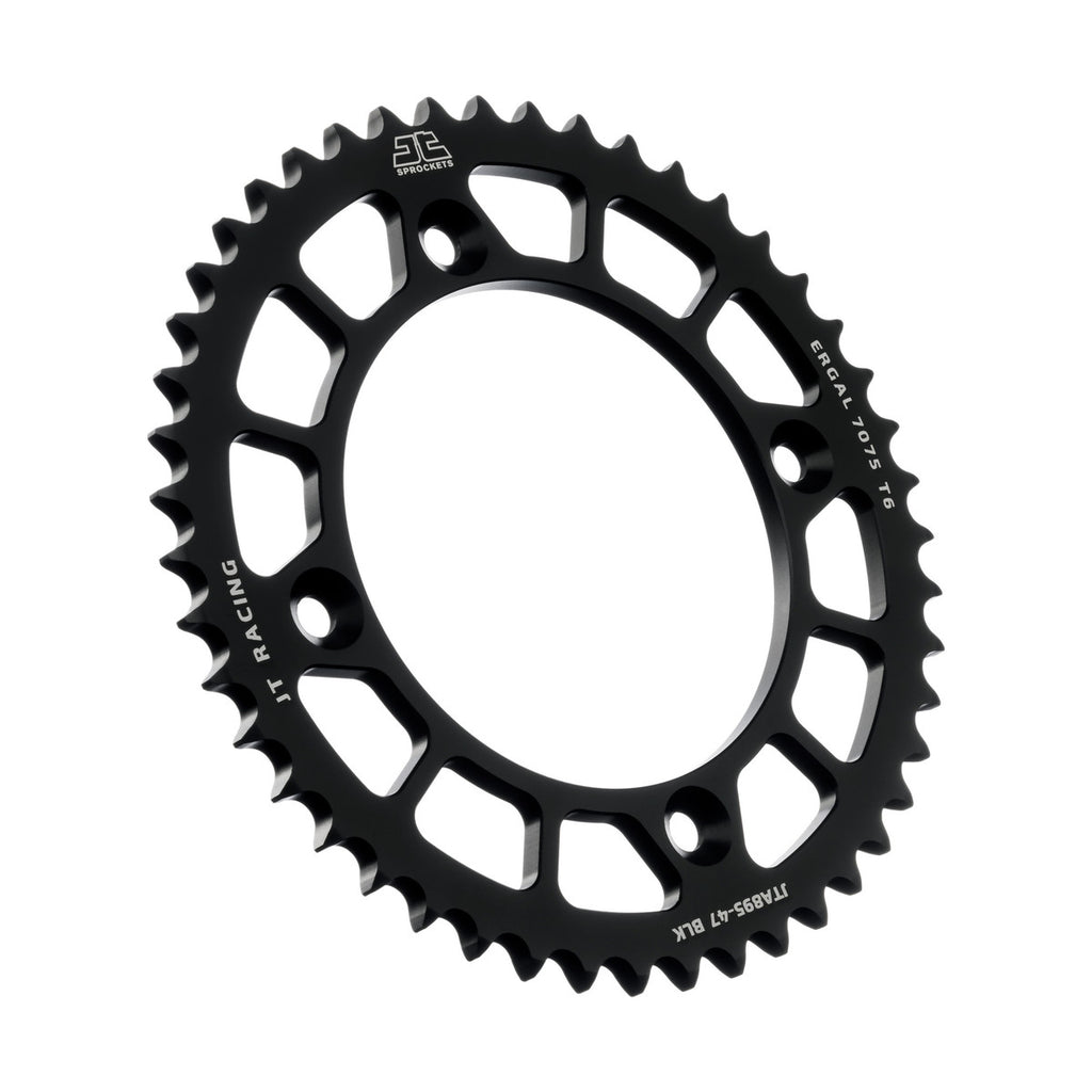 REAR SPROCKET ALLOY BLACK 441, JTA895.47BLK 7075-T6 Aluminium