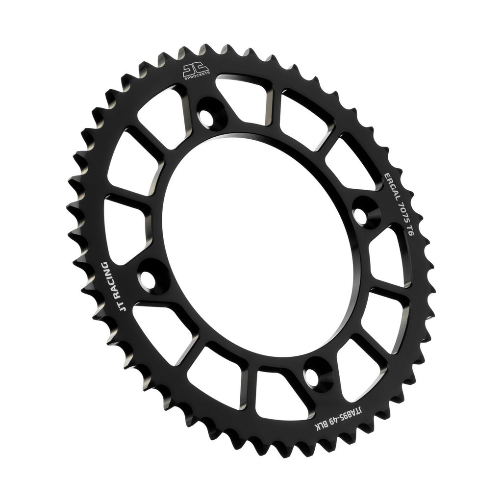 REAR SPROCKET ALLOY BLACK 441, JTA895.49BLK 7075-T6 Aluminium