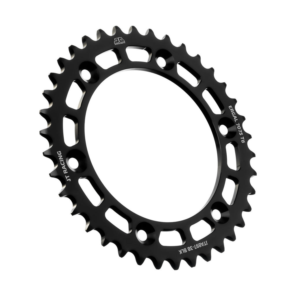 REAR SPROCKET ALLOY BLACK, JTA897.38BLK