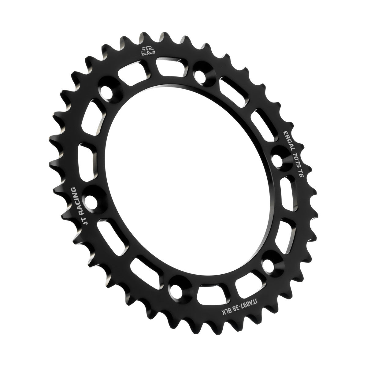 REAR SPROCKET ALLOY BLACK, JTA897.38BLK