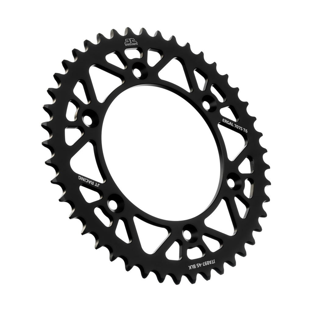 REAR SPROCKET ALLOY BLACK, JTA897.45BLK