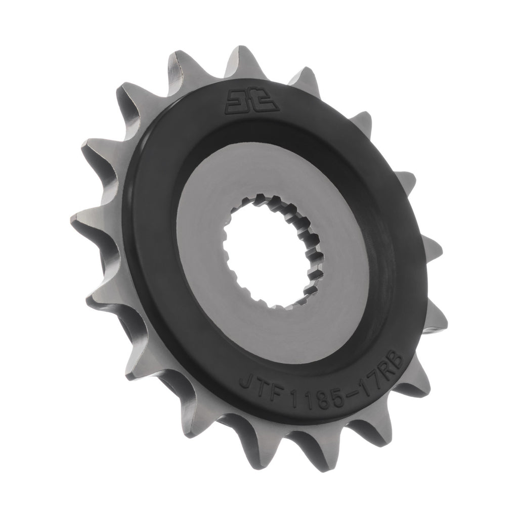 FRONT SPROCKET JTF1185.17RB, RUBBER CUSHOINED