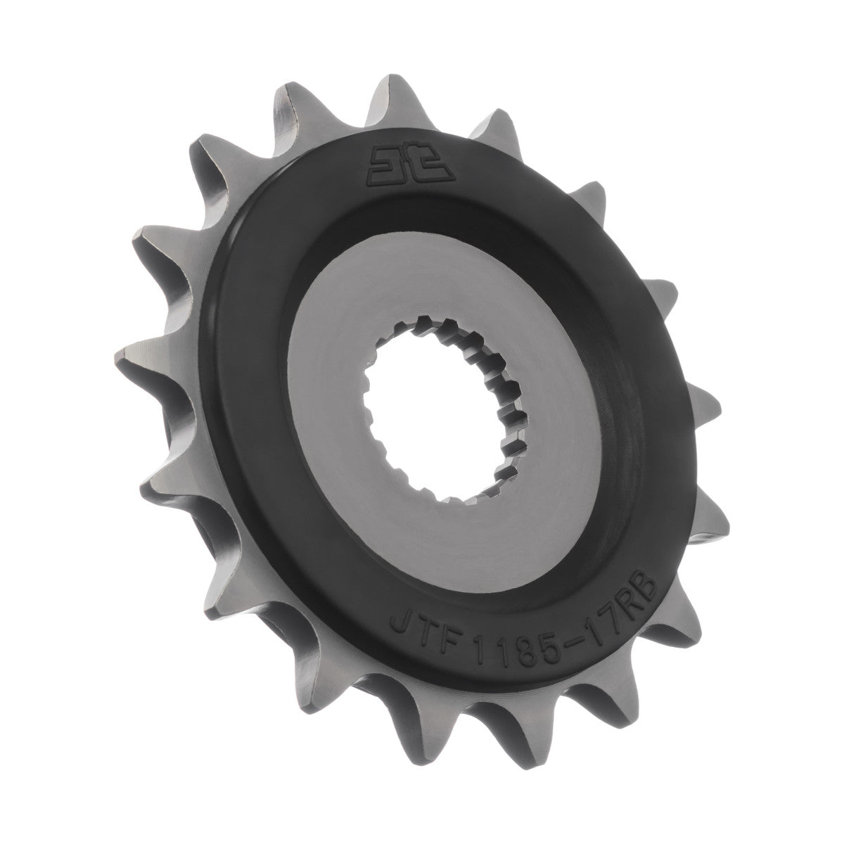 FRONT SPROCKET JTF1185.17RB, RUBBER CUSHOINED
