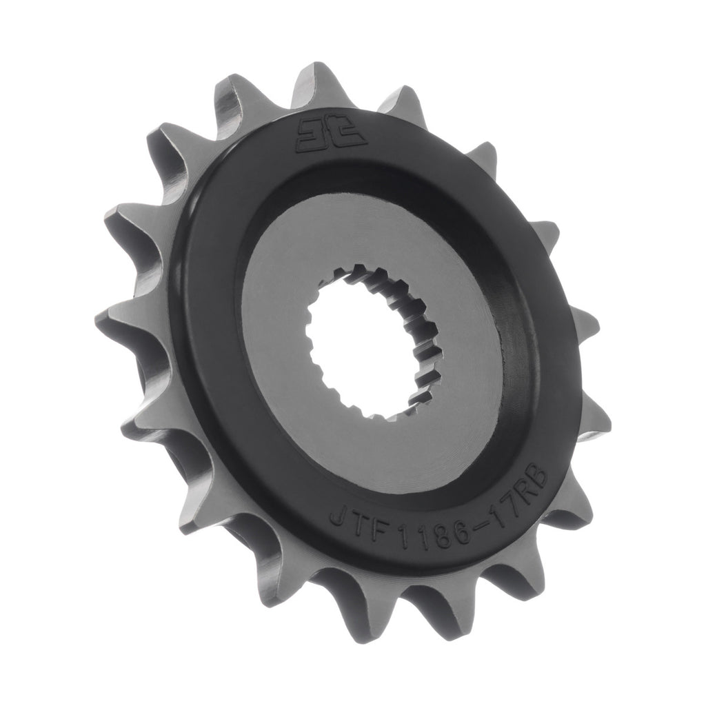FRONT SPROCKET JTF1186.17RB, RUBBER CUSHOINED