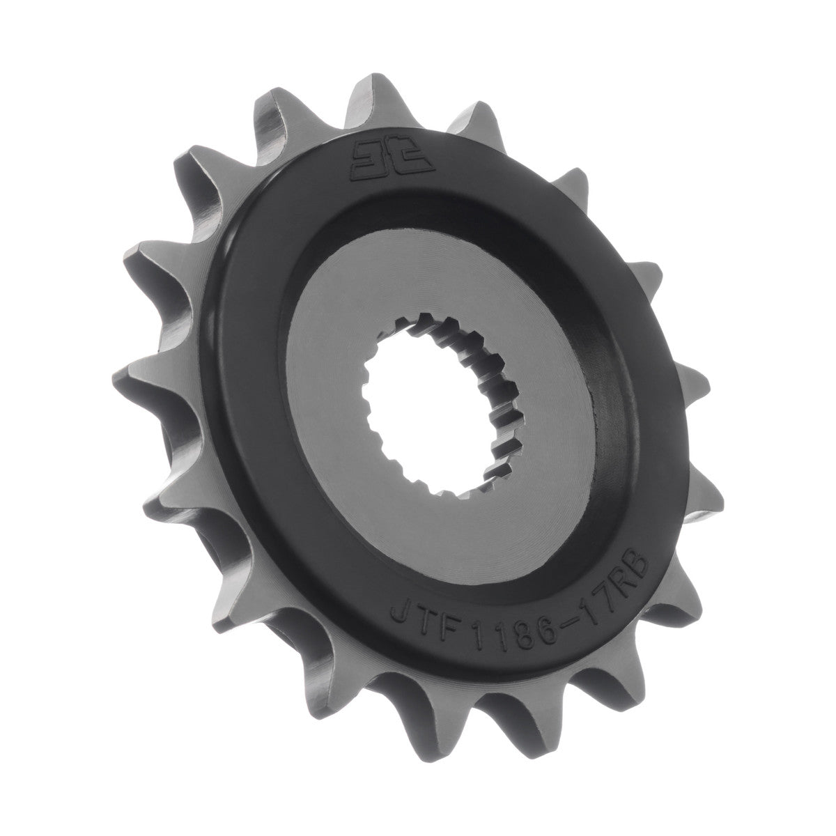 FRONT SPROCKET JTF1186.17RB, RUBBER CUSHOINED