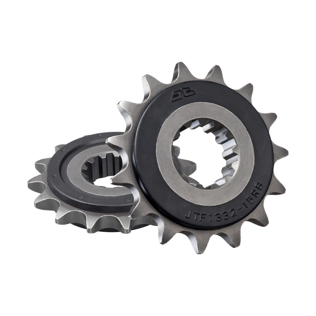 FRONT SPROCKET JTF1332.15RB JT, OE Rubber Cushioned