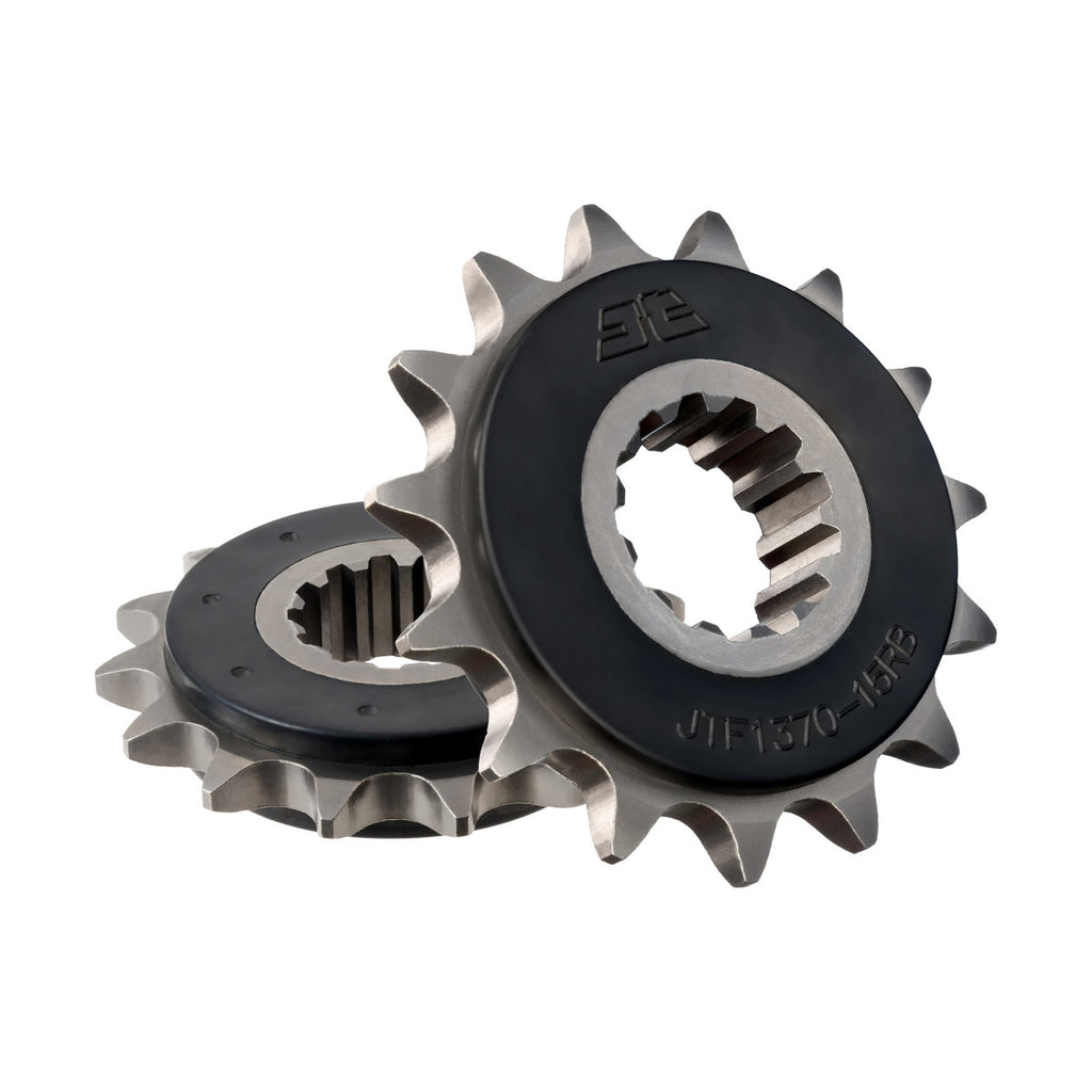 FRONT SPROCKET JTF1370.15RB JT, OE Rubber Cushioned